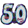 Oh No Birthday 50 Shape Prismatic