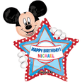 Mickey Mouse Birthday Personalized Super Shape 