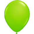 Fashion Lime Green Latex Balloon