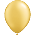 Metalic Gold Latex Balloon