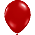 Jewel Ruby Red Latex Balloon