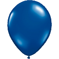 Jewel Sapphire Blue Latex Balloon