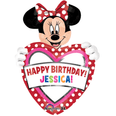 Minnie Mouse Birthday Personalized Super Shape