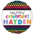 18" Party On Birthday Personalized 