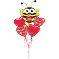 Buzz'n Bee Mine Bouquet Of Balloons 