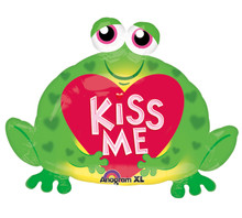 30" SuperShape Kiss Me Toad Balloon