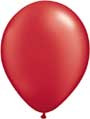 Pearl Ruby Red Latex Balloon