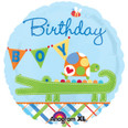 Birthday Boy Alligator Balloon