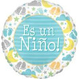 18" Es Un Nino (Spanish Baby Boy) Balloon