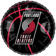 Portland Trail Blazers Black Basketball Balloon with Logo