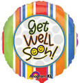 Get Well Soon Smiles Foil Balloons