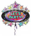Let's Party Marque Balloon