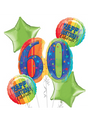 60th Birthday Balloon Bouquet - A Year to Celebrate
