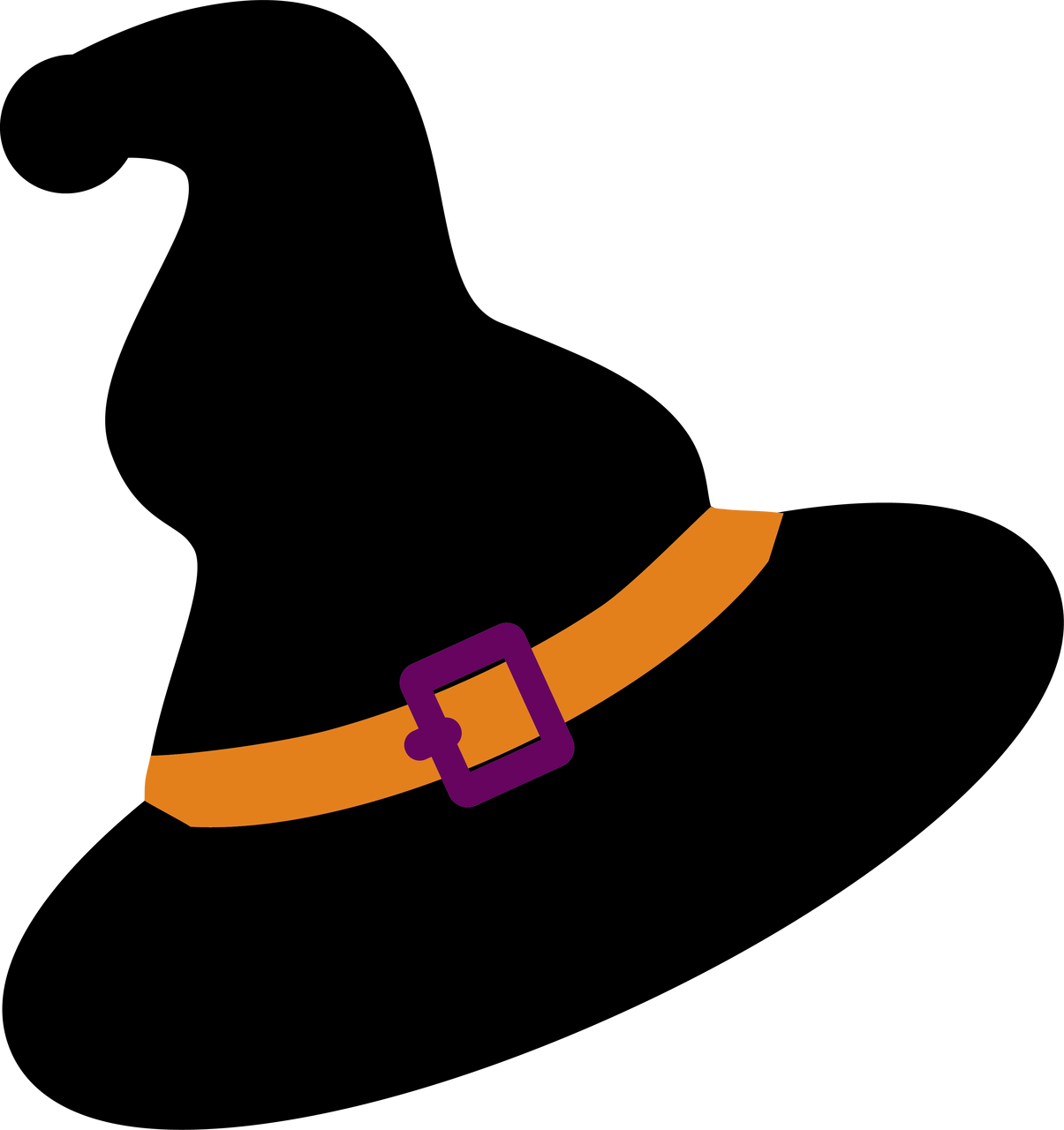 Download Witch Hat SVG Cut File - Snap Click Supply Co.