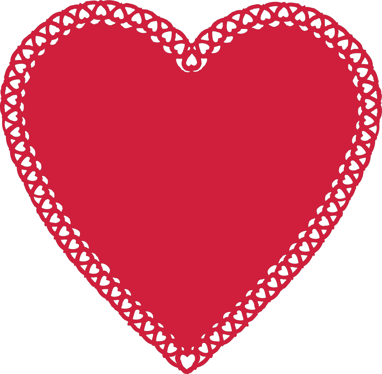 Download Heart Doily #2 SVG Cut File - Snap Click Supply Co.