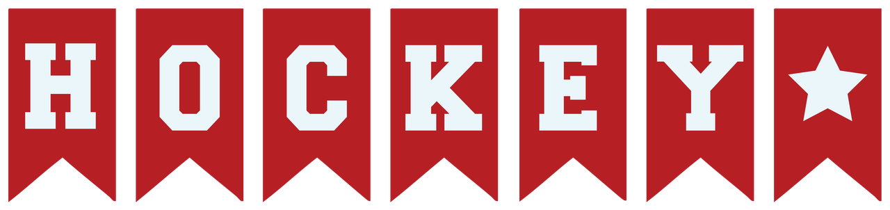 hockey flags svg cut