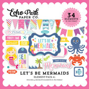 Let's Be Mermaid Element Pack #4 - Snap Click Supply Co.
