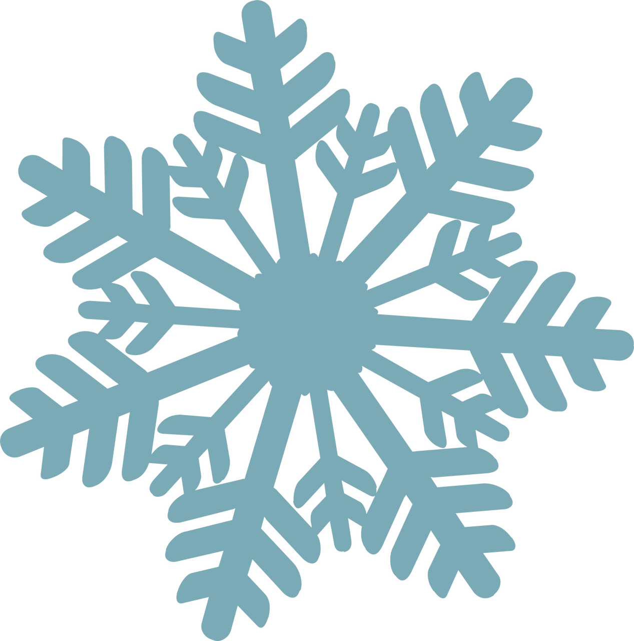 Download Snowflake #12 SVG Cut File - Snap Click Supply Co.