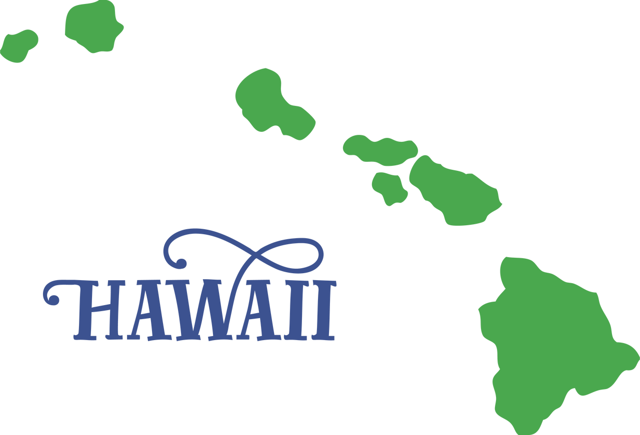 Hawaii SVG Cut File - Snap Click Supply Co.