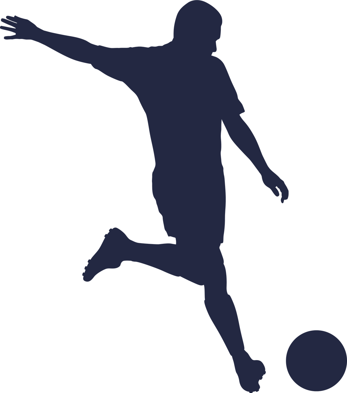 Download Soccer Silhouette #3 SVG Cut File - Snap Click Supply Co.