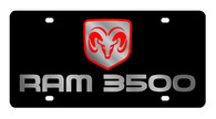 Dodge Ram 3500 License Plate - 2457-1