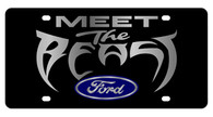 Ford Meet the Beast License Plate - 2576-1