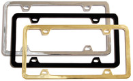 Blank  License Plate Frame - Gold - 0415