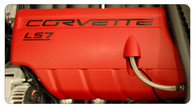 Corvette C6 Fuel Rail Letters with LS7 Z06 (Pair) - 4205