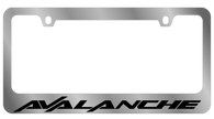 Cheverolet Avalanche License Plate Frame - 5303WO-BK