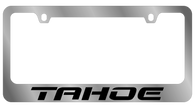 Cheverolet Tahoe License Plate Frame - 5321WO-BK