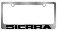 GMC Sierra License Plate Frame - 5604WO-BK