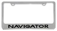 Lincoln Navigator License Plate Frame - 5704NWO-BK