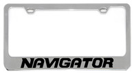 Lincoln Navigator License Plate Frame - 5704WO-BK