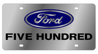 Ford Five Hundred License Plate - 1563-1