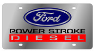 Ford Power Stroke Diesel License Plate - 1577-1