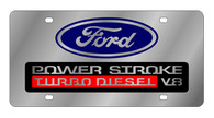 Ford Power Stroke Turbo Diesel License Plate - 1578-1
