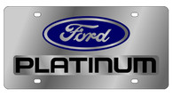 Ford Platinum License Plate - 1593-1