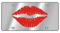 Lips Novelty License Plate - 1967-1