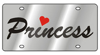 Princess Novelty License Plate - 1968-1