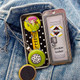 Our Sporteenie Pocket-Locket holds your most favorite secret treasures. Made of light metal, its dimensions are 3" x 1" x 1/2"...  the perfect size  to carry in your pocket. The cool top slides open to reveal a set of 3 custom magnets of your favorite Sporteenie. The locket is made of  high quality nickel-free silver tone that becomes an interchangeable magnetic pendant with 7mm bail. It's up to you to choose which button magnet you want to wear! Sporteenie Pocket-Lockets are fun, versatile, and a practical jewelry accessory.