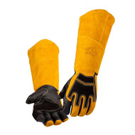 REVCO BSX Premium Pigskin/Cowhide Back Long Cuff Stick Welding Gloves BS99 