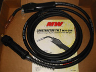 Masterweld 250A MIG gun w/15' cable Euro connection - made in USA