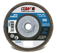 CGW Camel - Flap Discs Z3 4-1/2" x 5/8"-11  T27  60grit - Qty 10 - 42314