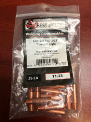 Best Welds Contact Tips .023/.025 STD duty 11-23 (Bag of 25)