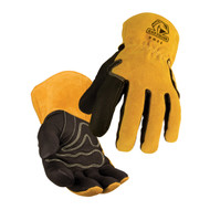 Black Stallion BSX Premium Grain Pigskin Cowhide Back MIG Welding Gloves  BM88