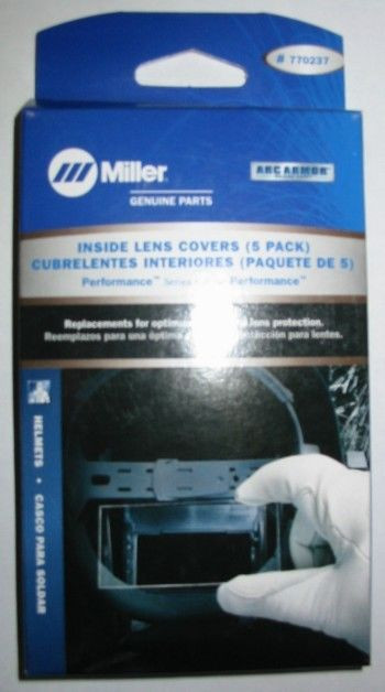 Miller Performance Helmet Inside Lens Cover 770237 pack 5