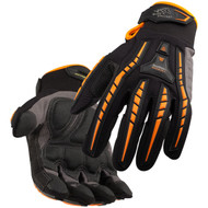 BLACK STALLION ToolHandz Anti-Vibration Leather Mechanic's Gloves GX100
