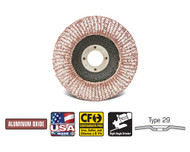 Qty 10-42342 CGW Camel Flap Discs Z3 XL 4-1//2/" x 7//8/" T27 40grit