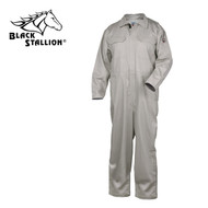 Black Stallion TruGuard 300 NFPA 2112 FR High-Quality Coveralls STONE