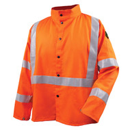 Black Stallion 30" Hi-Vis FR Cotton Welding Jacket - JF1012 Orange